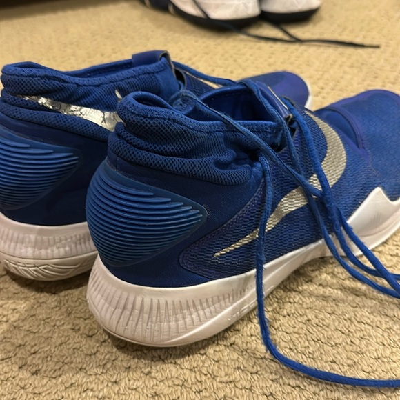 nike royal blue sneakers basketball size 13 - Picture 7 of 9